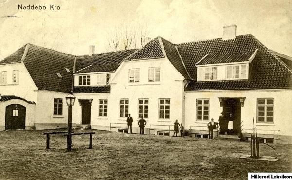 Nødebo Kro. Formentlig 1920/30'erne (Fotograf: Ukendt. Lokalhistorisk Arkiv Hillerød Bibliotek).