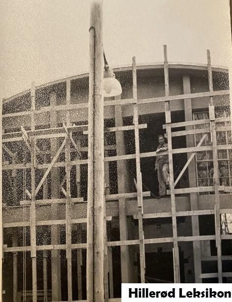 Sjællandske Granatværk under etablering i 1953. Trotylstøberiet. (Foto: Ukendt. Brødeskov Lokalhistoriske Arkiv).